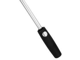 Зонт-трость 7560 Alu с деталями из прочного алюминия, полуавтомат, черный №6