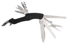 Мультитул-складной нож Demi 11-в-1, серебристый/черный №2