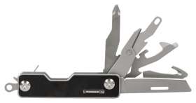 Мультитул-складной Canto 10-в-1 с защитным фиксатором, серебристый/черный №2