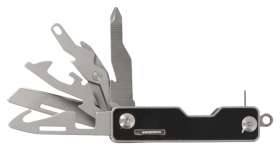 Мультитул-складной Canto 10-в-1 с защитным фиксатором, серебристый/черный №3