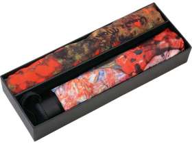 Набор: платок, складной зонт Климт. Танцовщица, красный №1