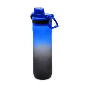 Пластиковая бутылка Verna Soft-touch, синяя №2