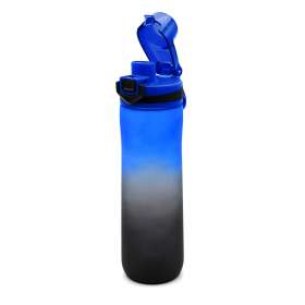 Пластиковая бутылка Verna Soft-touch, синяя №4