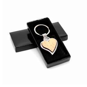 Брелок Woody H(сердце), натуральный №2