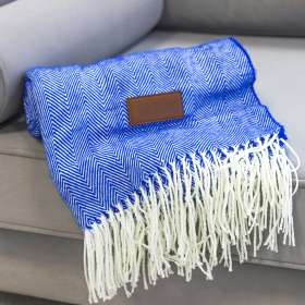 Плед акриловый Samum, синий №4