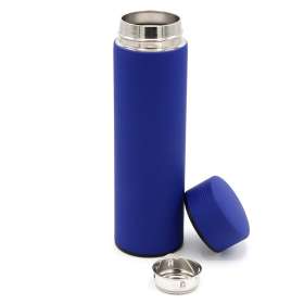 Термос Bronx софт-тач, синего цвета №2