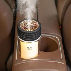 Светодиодный USB увлажнитель Wheel, белый №4