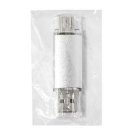 USB flash-карта ASSORTI OTG Type-C (16Гб), серебристая, 6,3х1,7х0,8 см, металл №1