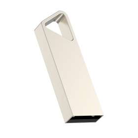 USB flash-карта SPLIT (16Гб), серебристая, 3,6х1,2х0,5 см, металл №4