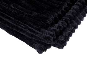 Плед Wave флисовый, черный №3