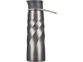 Бутылка для воды Athletica, 1000 мл, нержавеющая сталь, серый №5