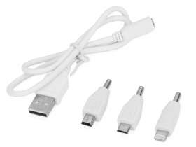 Подарочный набор White top с ручкой и зарядным устройством, белый №5