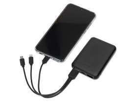 Портативное зарядное устройствоGrind, 5000 mAh, черный №11