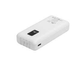 RIVACASE VA2220 (20000 мАч) внешний аккумулятор с дисплеем и встроенными кабелями, белый, 12/24 №5