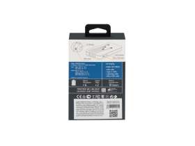 RIVACASE VA2220 (20000 мАч) внешний аккумулятор с дисплеем и встроенными кабелями, белый, 12/24 №15