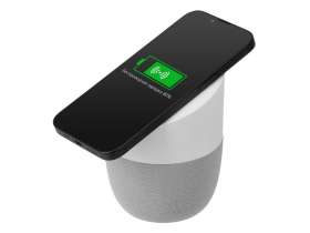 Портативная колонка с беспроводной зарядкой Shuttle, 5 Вт, белый №2