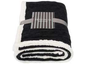 Плед из шерпы Sam, черный №4