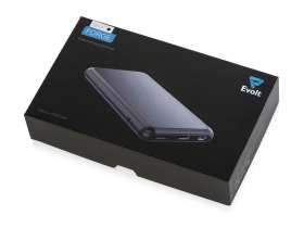 Внешний аккумулятор Forge, Evolt, металл, 10000mah, черный №6