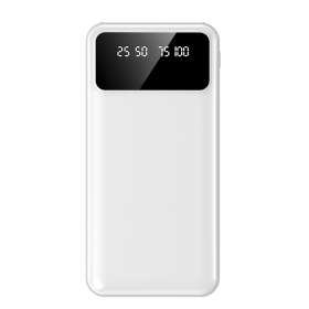 Внешний аккумулятор Dorado 10 000 mAh с фонариком, белый №3