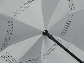 Зонт-трость наоборот Inversa, полуавтомат, красный/серый №5