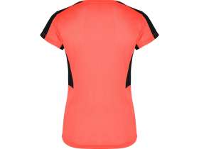 Футболка Suzuka женская, неоновый коралловый/черный №2