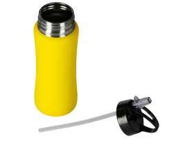 Бутылка для воды Bottle C1, сталь, soft touch, 600 мл, желтый №2