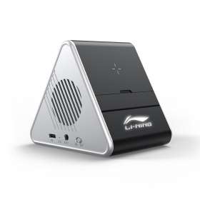 Колонка Dorn с беспроводной зарядкой и подсветкой гравировки, черный №10