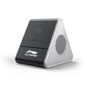 Колонка Dorn с беспроводной зарядкой и подсветкой гравировки, черный №7