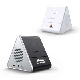 Колонка Dorn с беспроводной зарядкой и подсветкой гравировки, черный №3