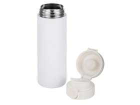 Вакуумная термокружка Waterline c кнопкой Guard, 400 мл, тубус, белый №2