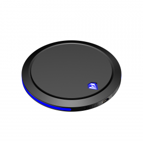 Беспроводное зарядное устройство Pebble 15W, черный №4