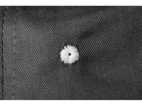 Панама с контрастной окантовкой , темно-серый/белый №4