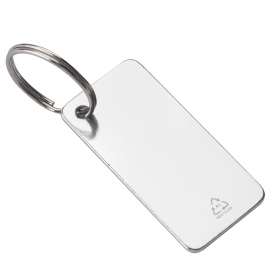 Брелок из переработанного алюминия Convert, серебро №3