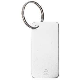 Брелок из переработанного алюминия Convert, серебро №4