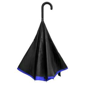 Зонт-трость наоборот Shifter, черно-синий №2
