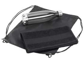 Спортивный набор из бутылки и полотенца Beginner, черный №3