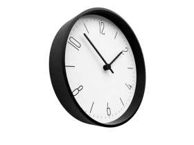 Часы настенные Lander S, белые с черным №2