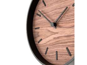 Часы настенные Tiger S, черный, орех №4