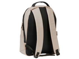 Рюкзак Sofit для ноутбука из экокожи, бежевый №8