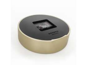 Часы настольные Sarah XXS, золотистые №5