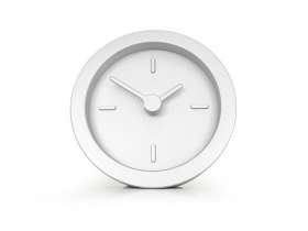 Часы настольные Sparky XXS, серебристые №4