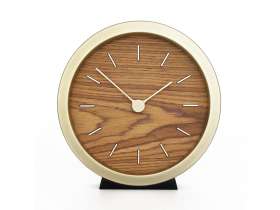 Часы настенные Gracie XS, натуральные с золотистым №2