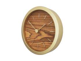 Часы настенные Gracie XS, натуральные с золотистым №4