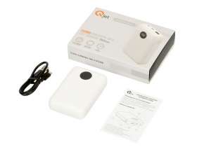 Внешний аккумулятор с быстрой зарядкой QC/PD CosmIQ, 10000 мАч, белый №7