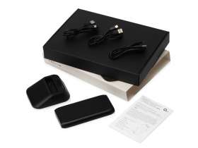 Портативное беспроводное зарядное устройство с док-станцией Uniq, 10000 mah, черный №10