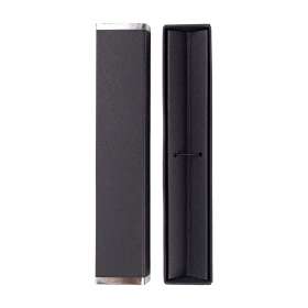 Коробка для ручки Cradle, чёрная с серебром №2