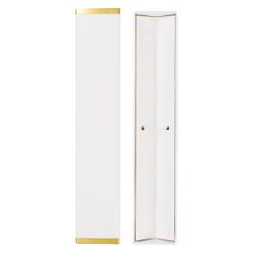 Коробка для ручки Cradle, белая с золотом №2