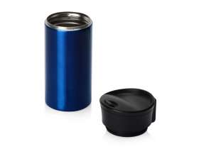 Вакуумная термокружка с кнопкой Upgrade, Waterline, тубус, темно-синий №3