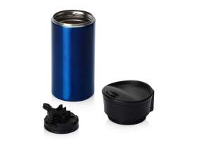 Вакуумная термокружка с кнопкой Upgrade, Waterline, тубус, темно-синий №4