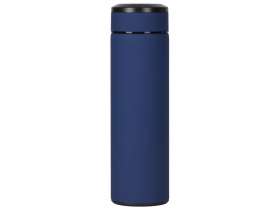 Вакуумный термос Vacuum Flask C1, soft touch, 420мл, темно-синий №3